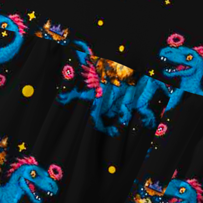 Pagewings Sci-Fi Lover Printed Spaghetti Strap Midi Sundress