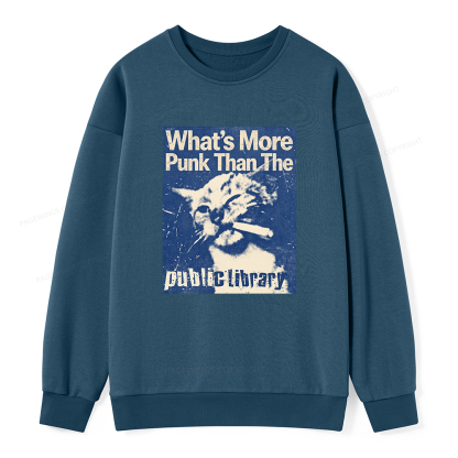 Pagewings What's More Punk Than The Public Library Unisex Classic Sweatshirt