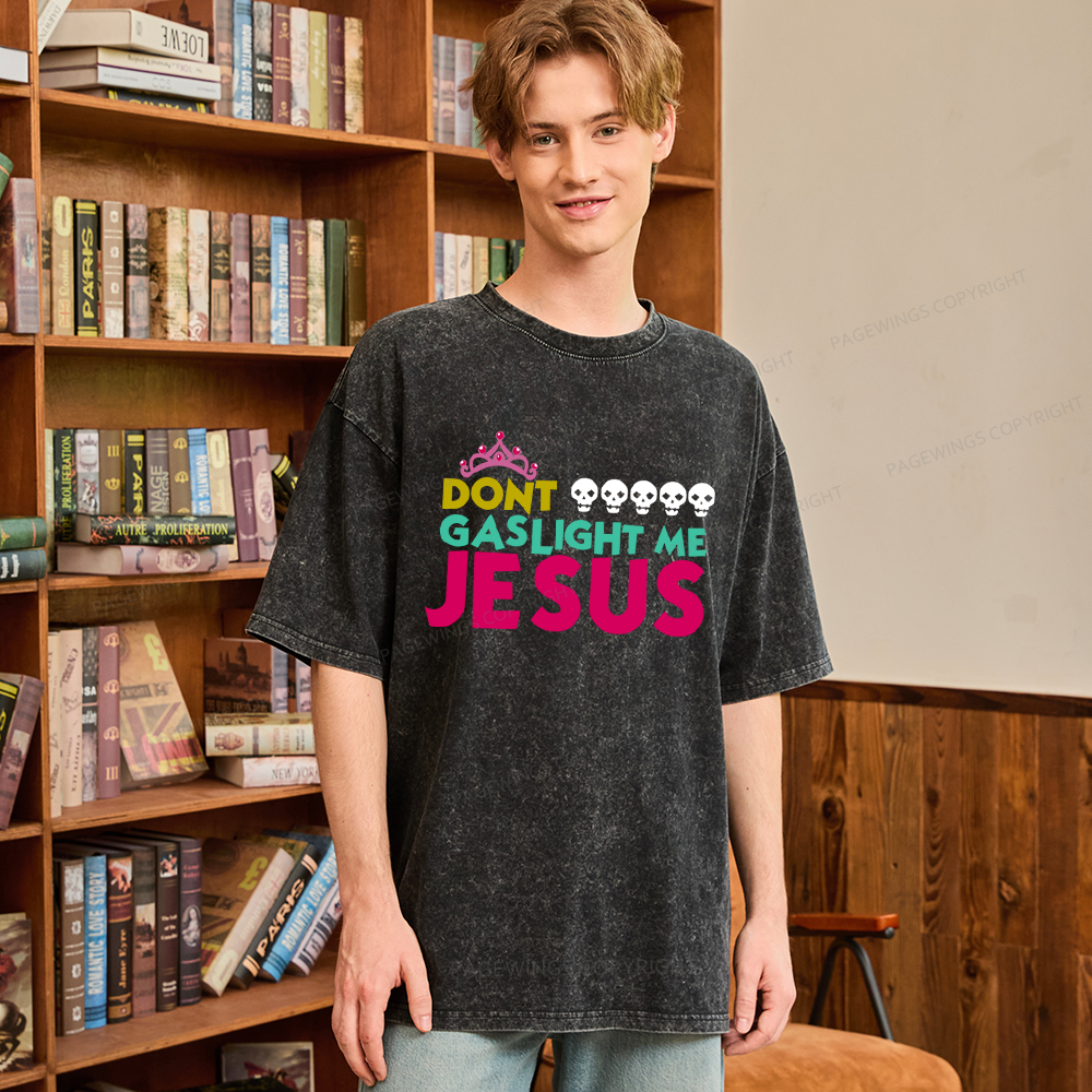 Pagewings Sci-Fi Bookish Unisex Washed T-shirt