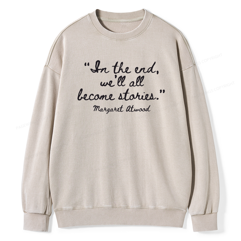 Pagewings Inspirational Quote16270 Read Unisex Washed Sweatshirt