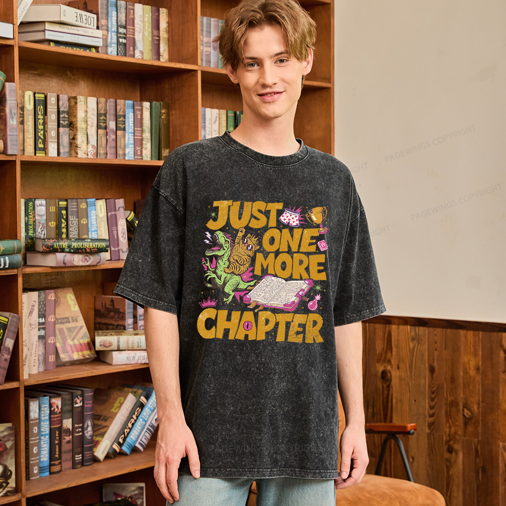 Pagewings Sci Fi Bookish Unisex Washed T-shirt