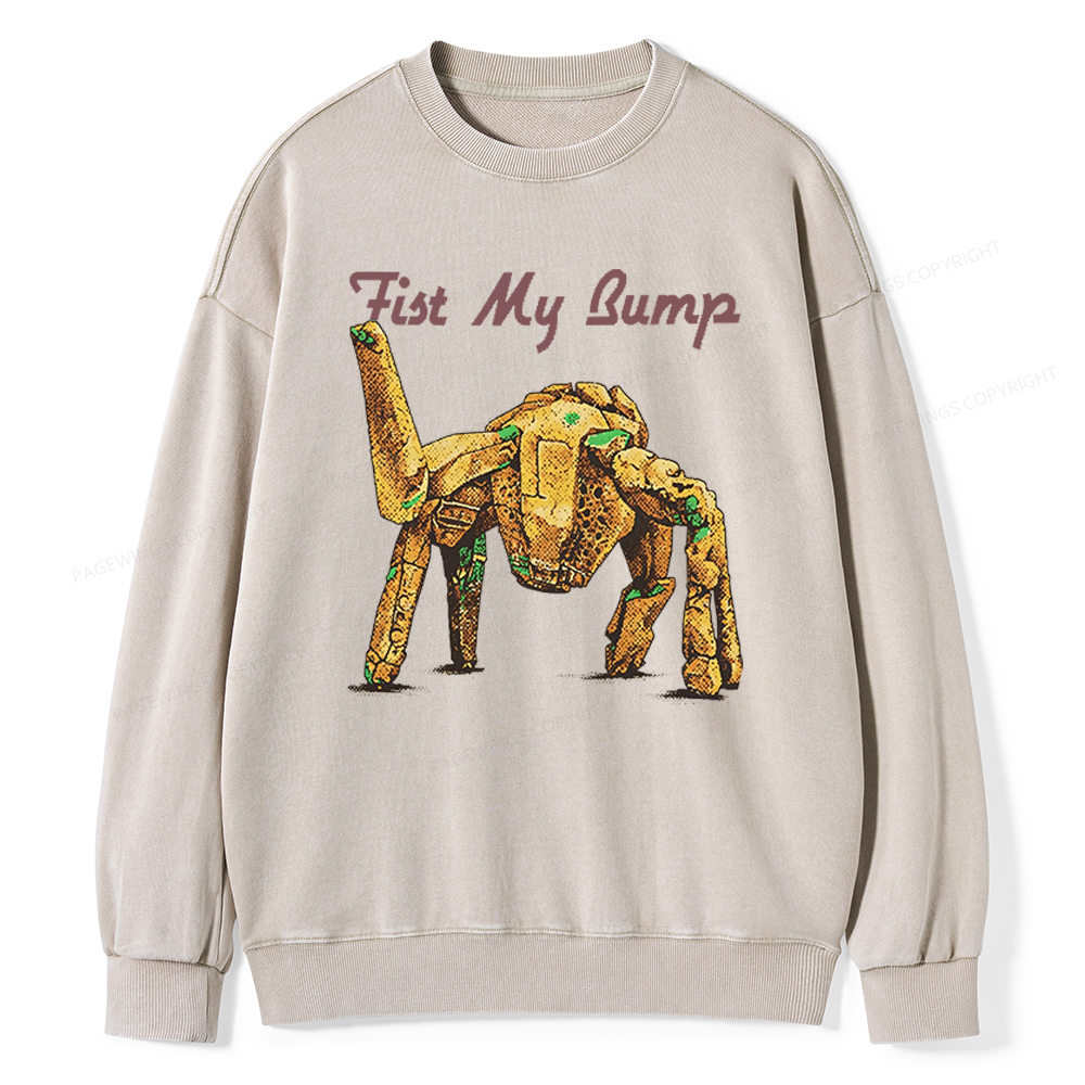 Pagewings Read Sci-Fi Unisex Washed Sweatshirt