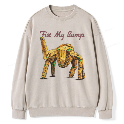 Pagewings Read Sci-Fi Unisex Washed Sweatshirt