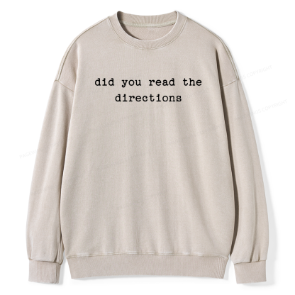 Pagewings Funny Teacher Unisex Washed Sweatshirt