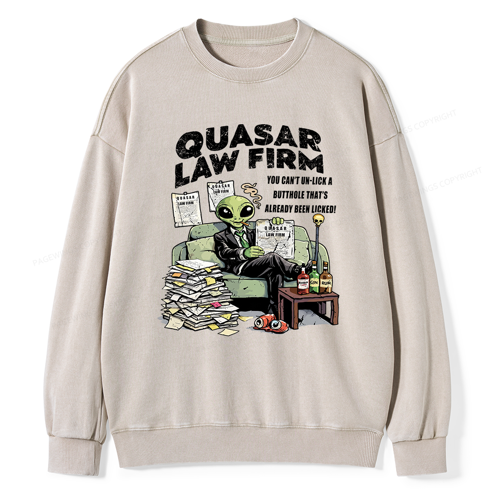 Pagewings Sci‑Fi Fan Unisex Washed Sweatshirt