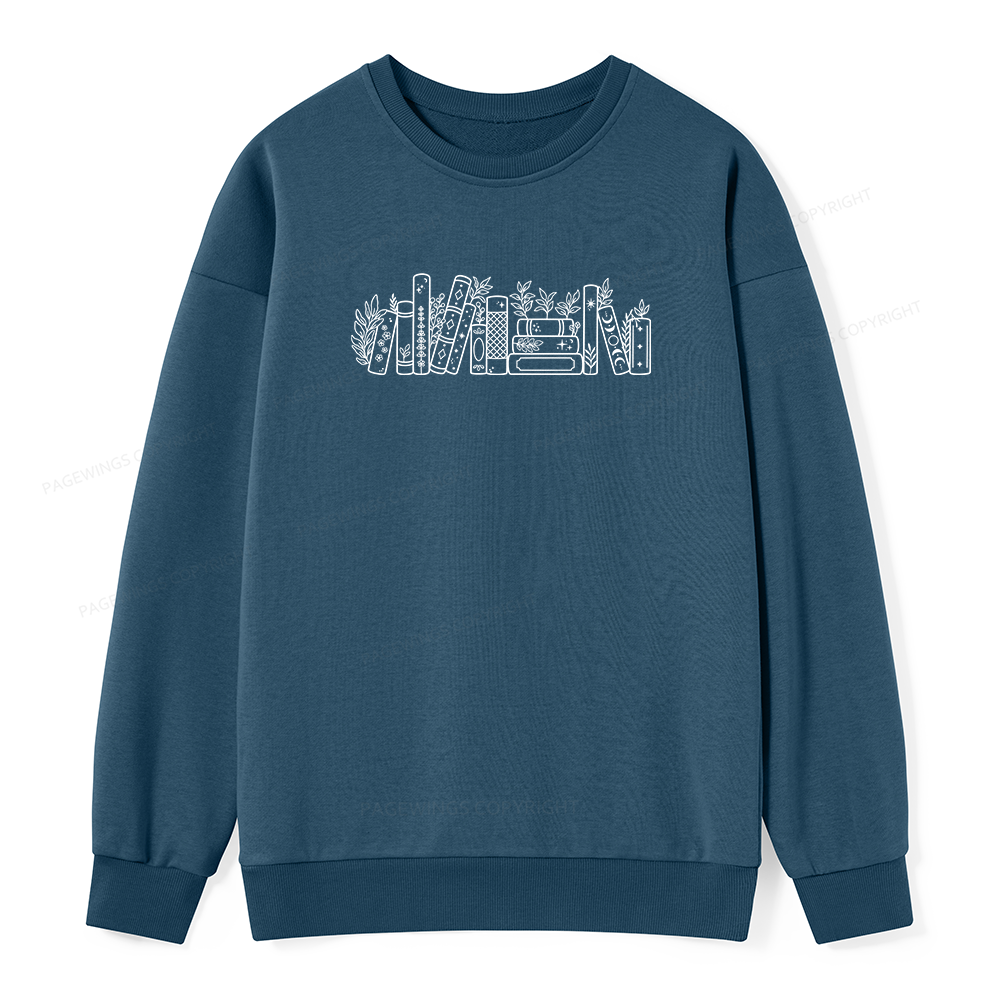 Pagewings No Such Thing As Too Many Books Unisex Classic Sweatshirt