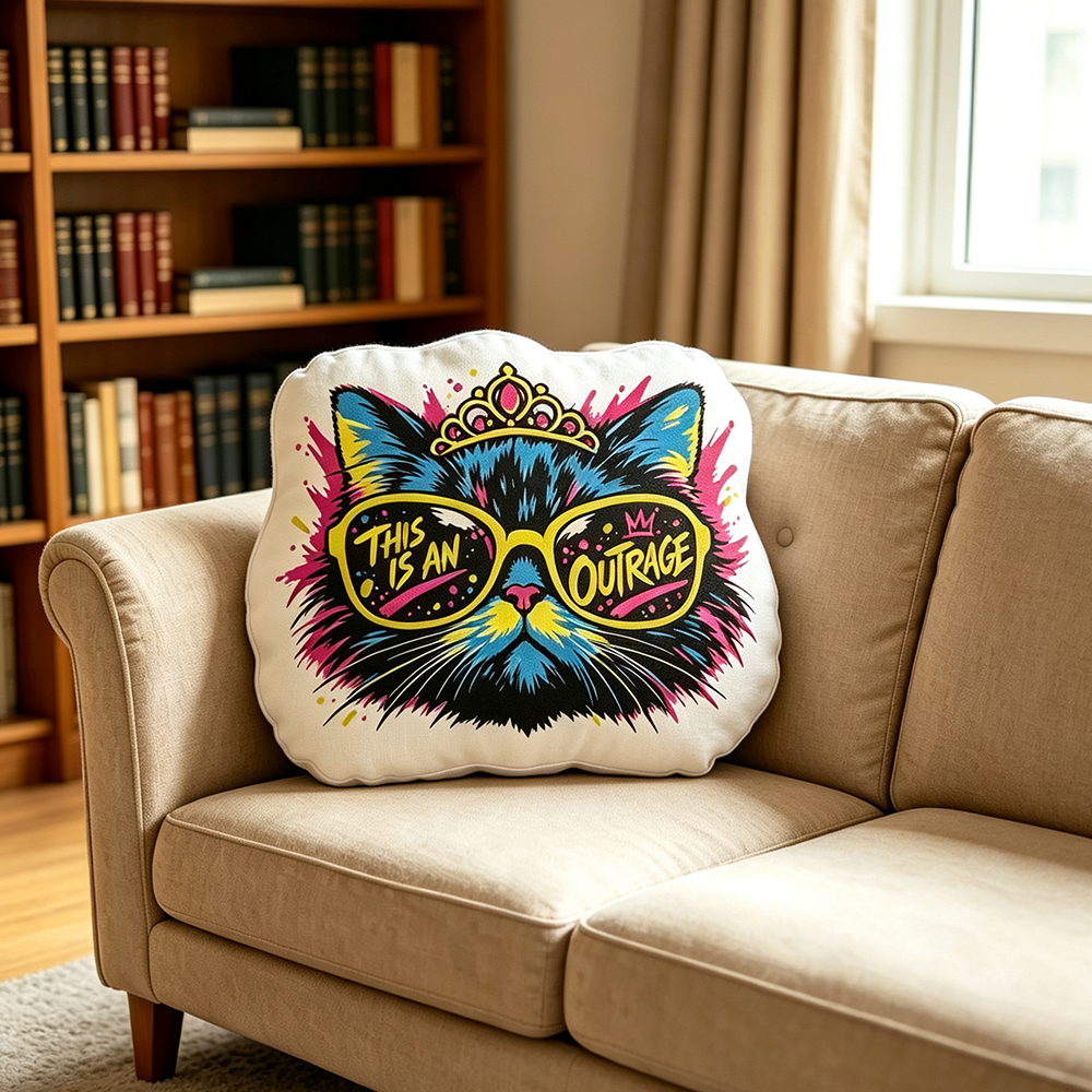 Pagewings Sci Fi Lover Shaped Throw Pillow