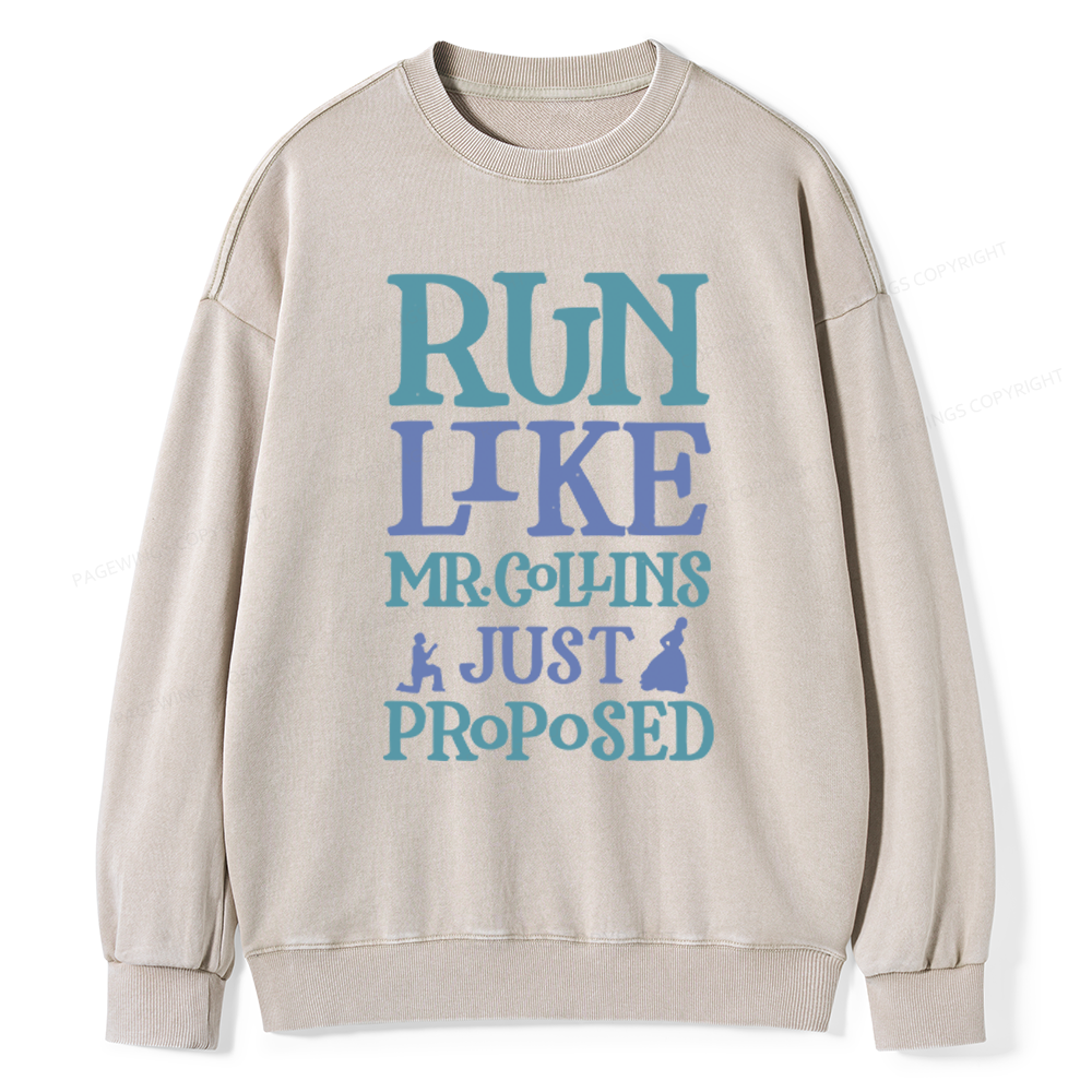 Pagewings Love Book Fan Unisex Washed Sweatshirt