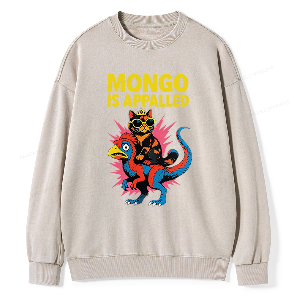 Pagewings Sci-Fi Book Lover Unisex Washed Sweatshirt