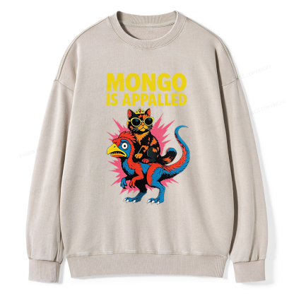 Pagewings Sci-Fi Book Lover Unisex Washed Sweatshirt