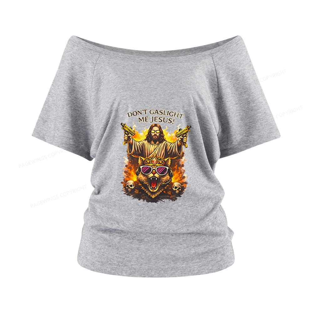 Pagewings Sci‑Fi Nerd Women Off Shoulder T-shirts