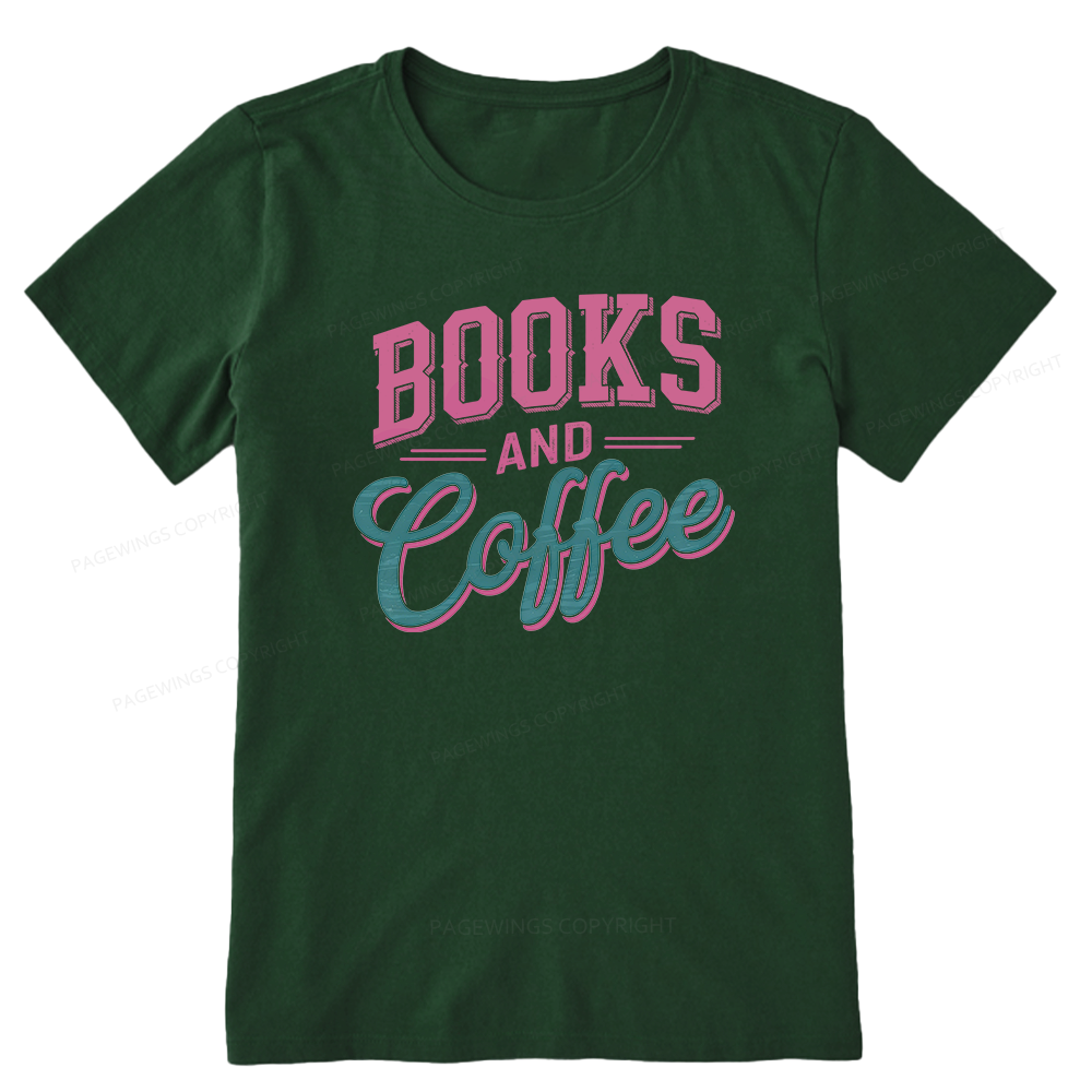 Pagewings Books And Coffee Unisex Classic T-shirt
