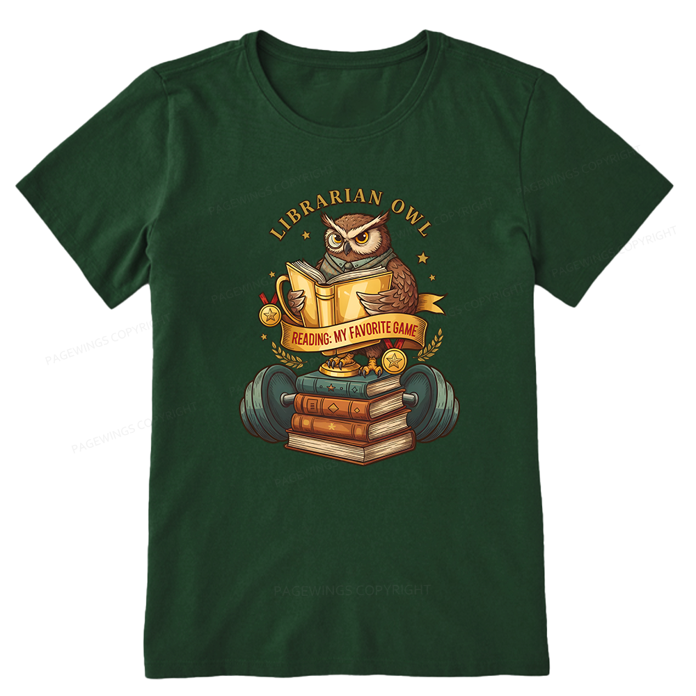 Pagewings Librarian Owl Unisex Classic T-shirt
