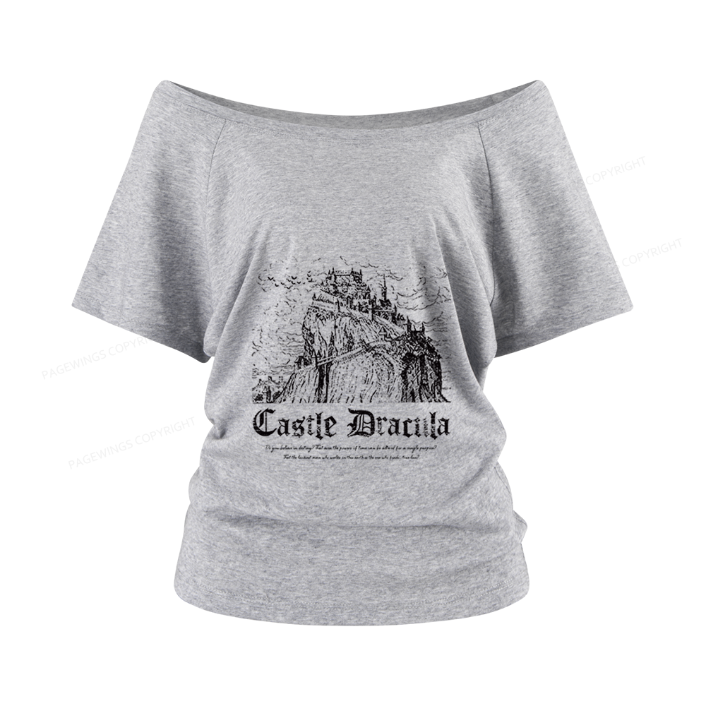 Pagewings Dark Romance Bookish Women Off Shoulder T-shirts