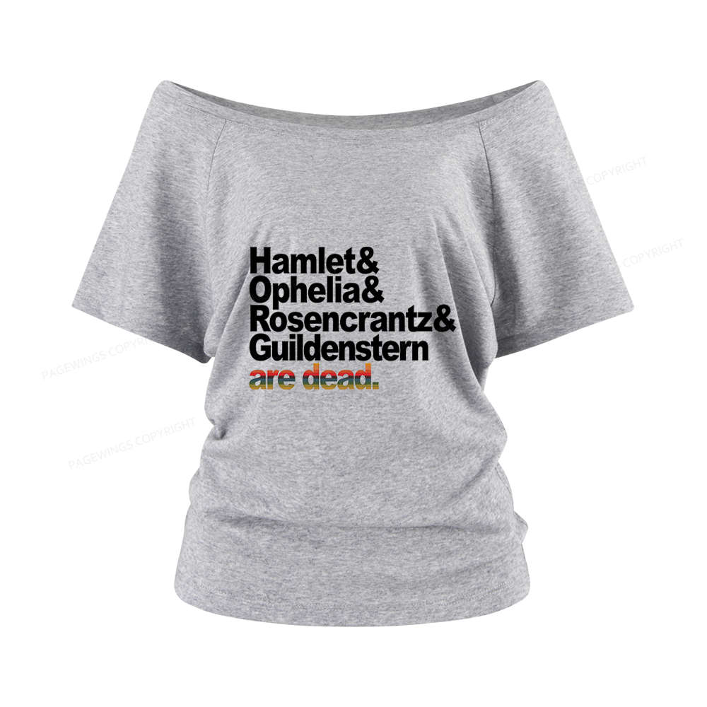 Pagewings Drama lovers Women Off Shoulder T-shirts