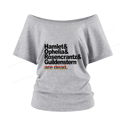Pagewings Drama lovers Women Off Shoulder T-shirts
