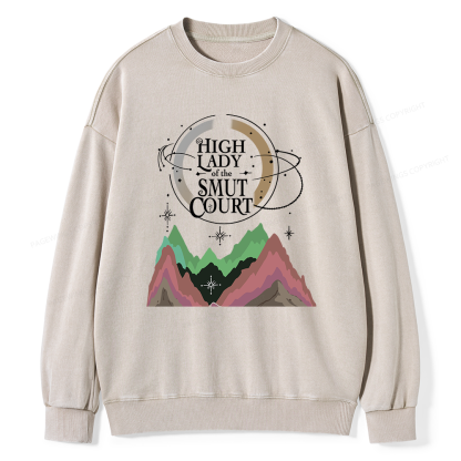 Pagewings Book Lovers Unisex Washed Sweatshirt