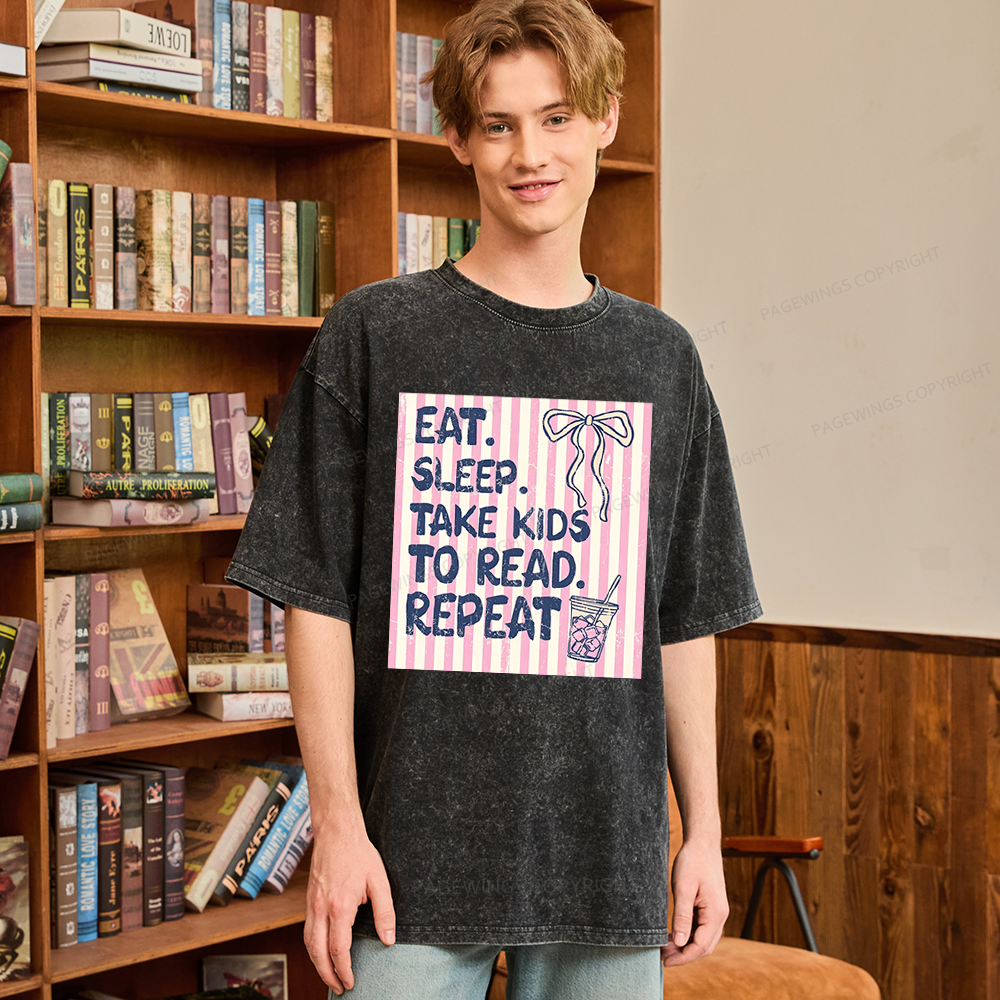 Pagewings Book Lover Unisex Washed T-shirt