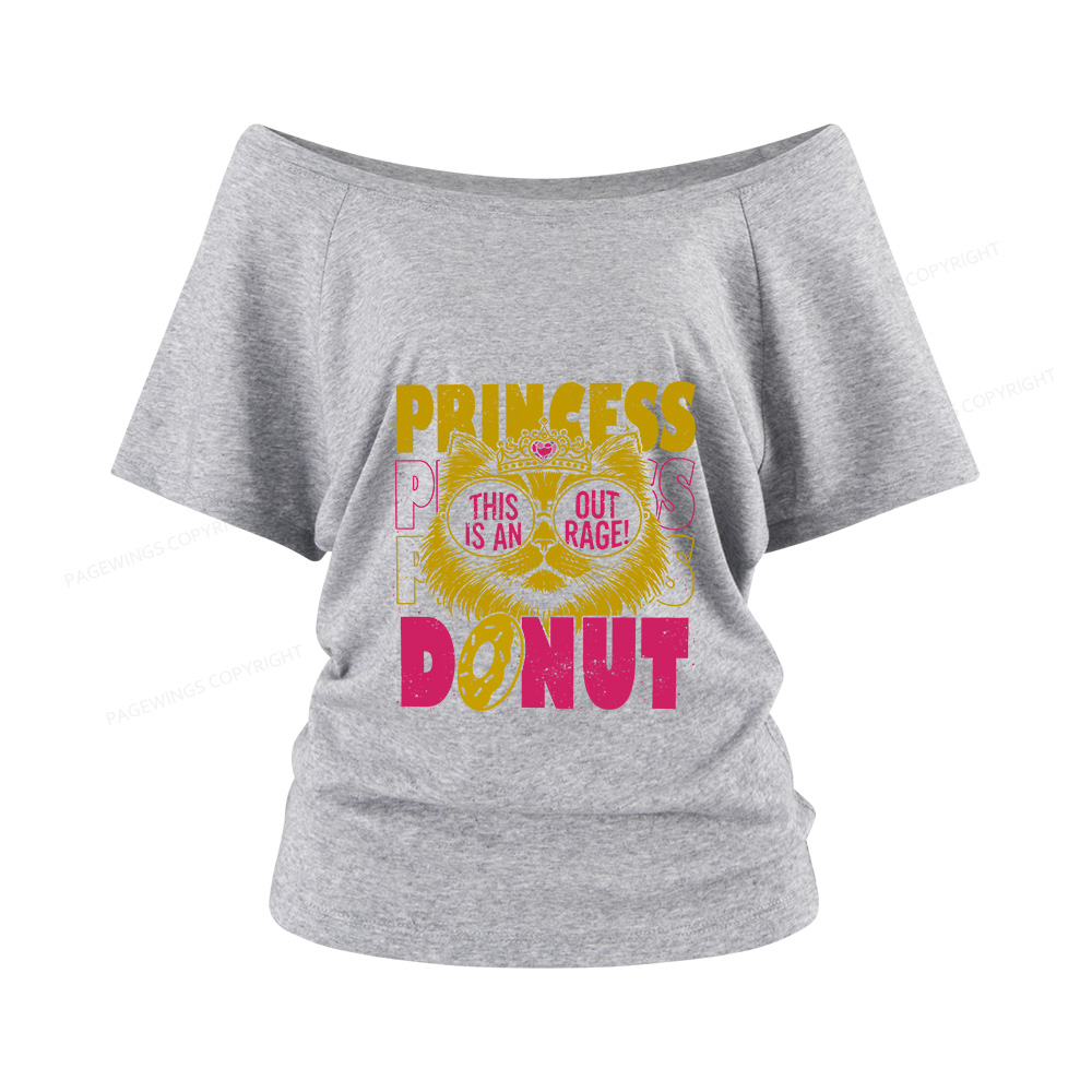 Pagewings This Is An Outrage Women Off Shoulder T-shirts