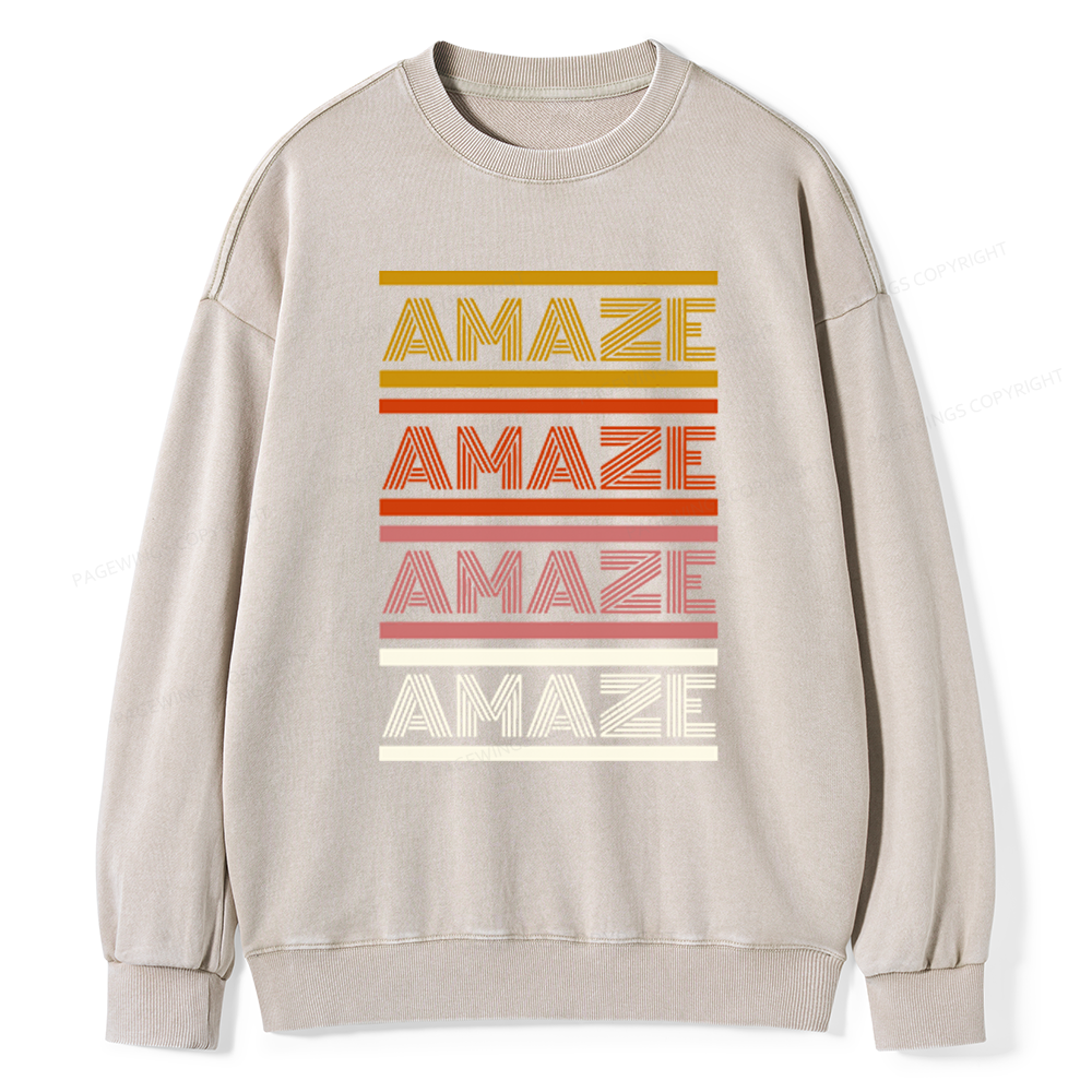 Pagewings Science Fiction Lover Unisex Washed Sweatshirt
