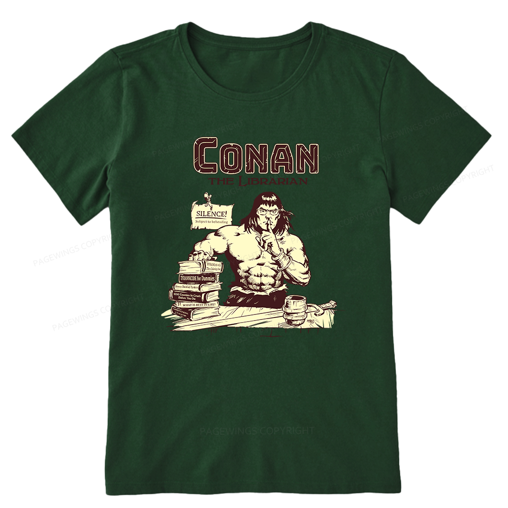 Pagewings Conan The Librarian Unisex Classic T-shirt