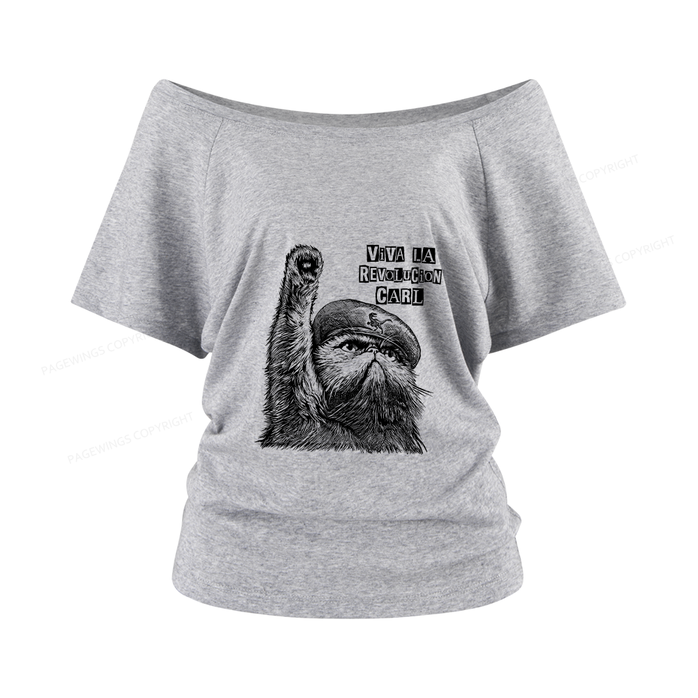 Pagewings Sci-Fi Book Lover Women Off Shoulder T-shirts