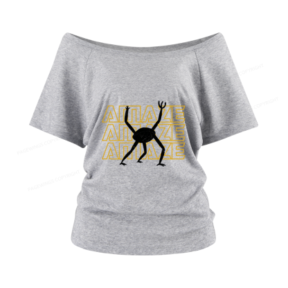 Pagewings Sci-Fi Book Lover Women Off Shoulder T-shirts