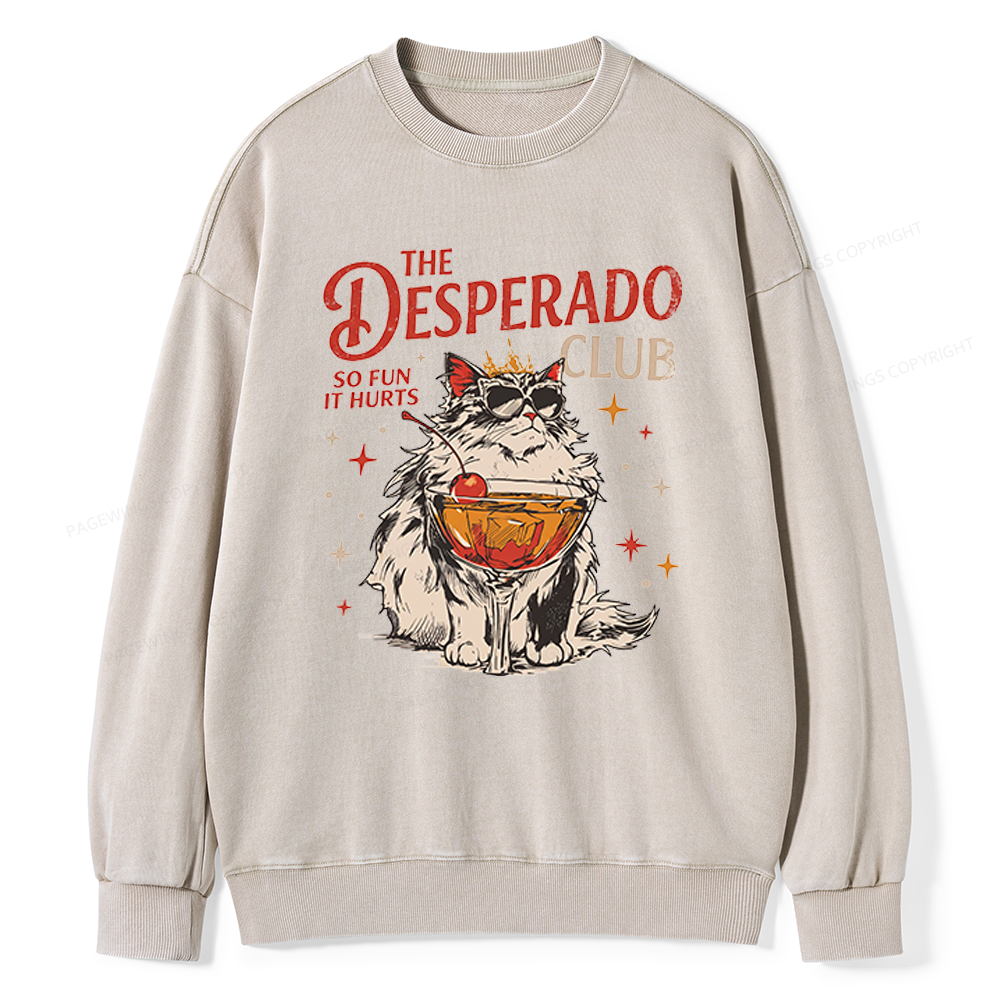 Pagewings Desperado Club Unisex Washed Sweatshirt