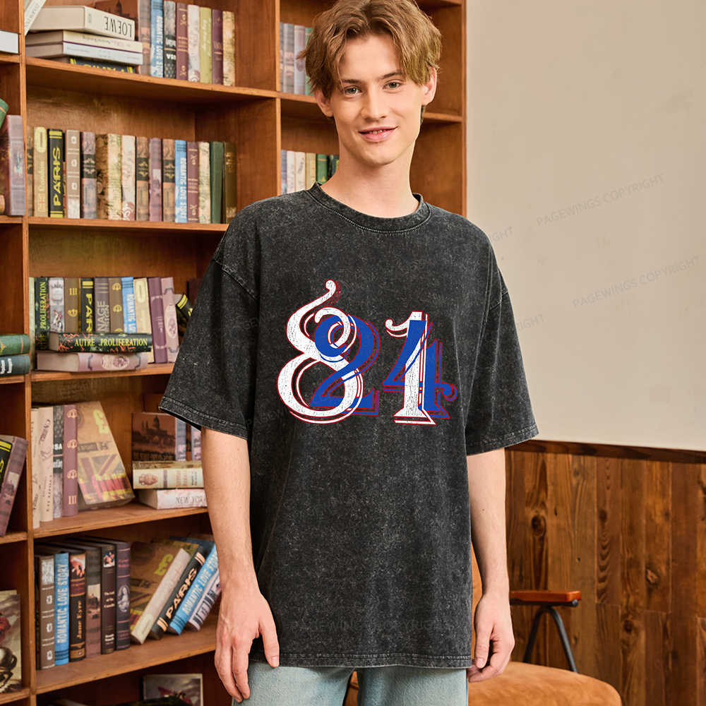 Pagewings Romance Novel Lover Unisex Washed T-shirt