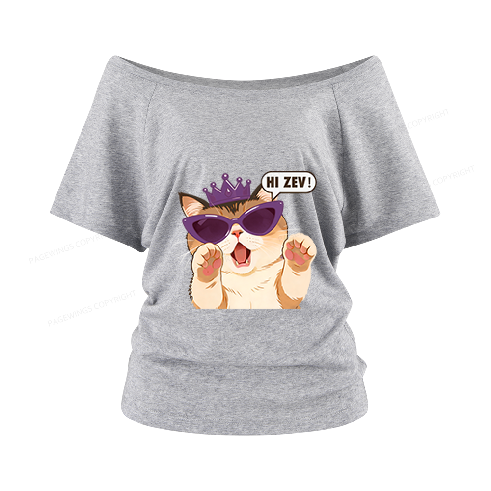 Pagewings Sci-Fi Book Lover Women Off Shoulder T-shirts