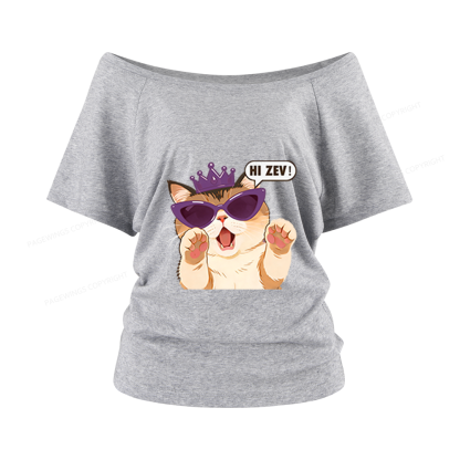 Pagewings Sci-Fi Book Lover Women Off Shoulder T-shirts