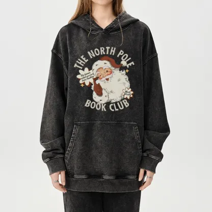 Pagewings Personalized Book Club Unisex Washed Hoodie