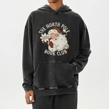Pagewings Personalized Book Club Unisex Washed Hoodie