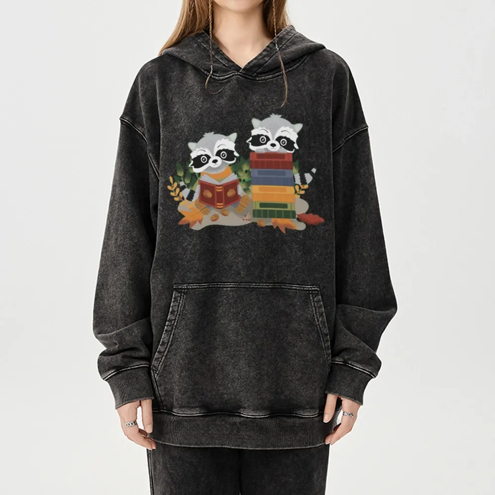 [Copy]Pagewings Touch My Books I Will Slap You So Hard Unisex Washed Hoodie