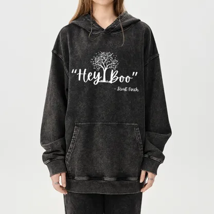Pagewings To Kill a Mockingbird Unisex Washed Hoodie