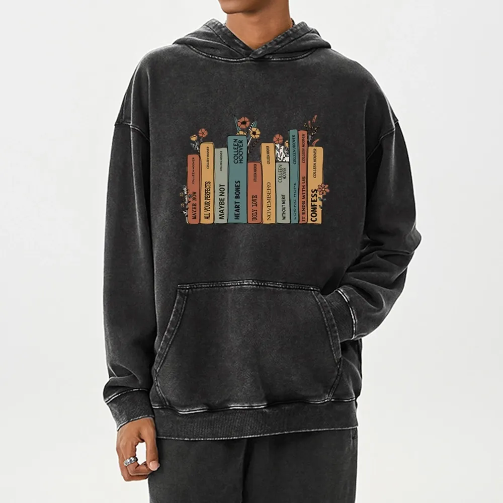 Pagewings It Ends With Us CoHo Unisex Washed Hoodie