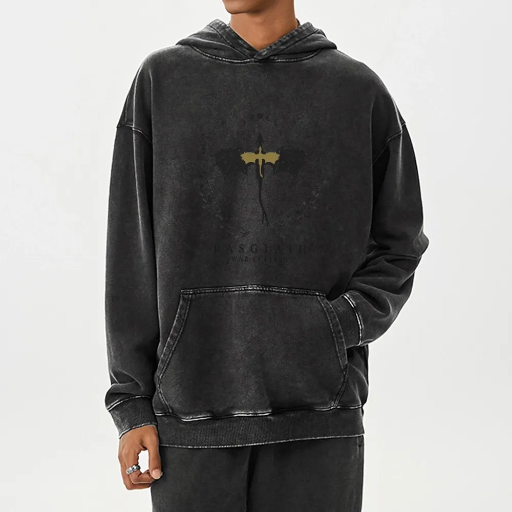 Pagewings Basgiath War College Unisex Washed Hoodie