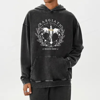 Pagewings Basgiath War College 2-Sided Unisex Washed Hoodie