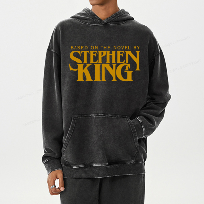 Pagewings Based On A Novel By Stephen King Unisex Washed Hoodie