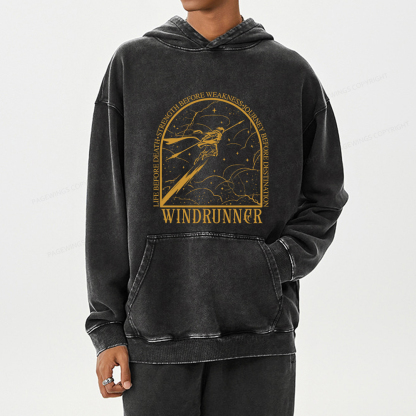 Pagewings Windrunner Unisex Washed Hoodie