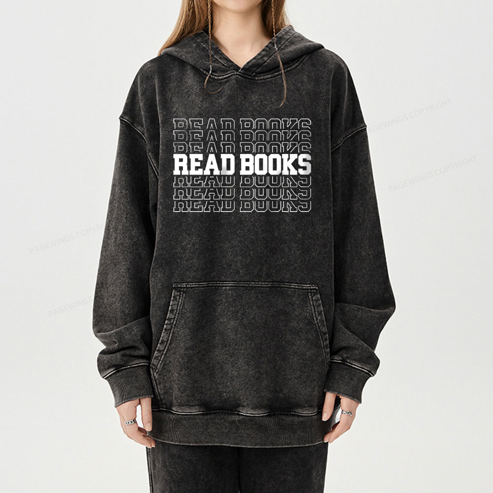 Pagewings Week and Library Unisex Washed Hoodie