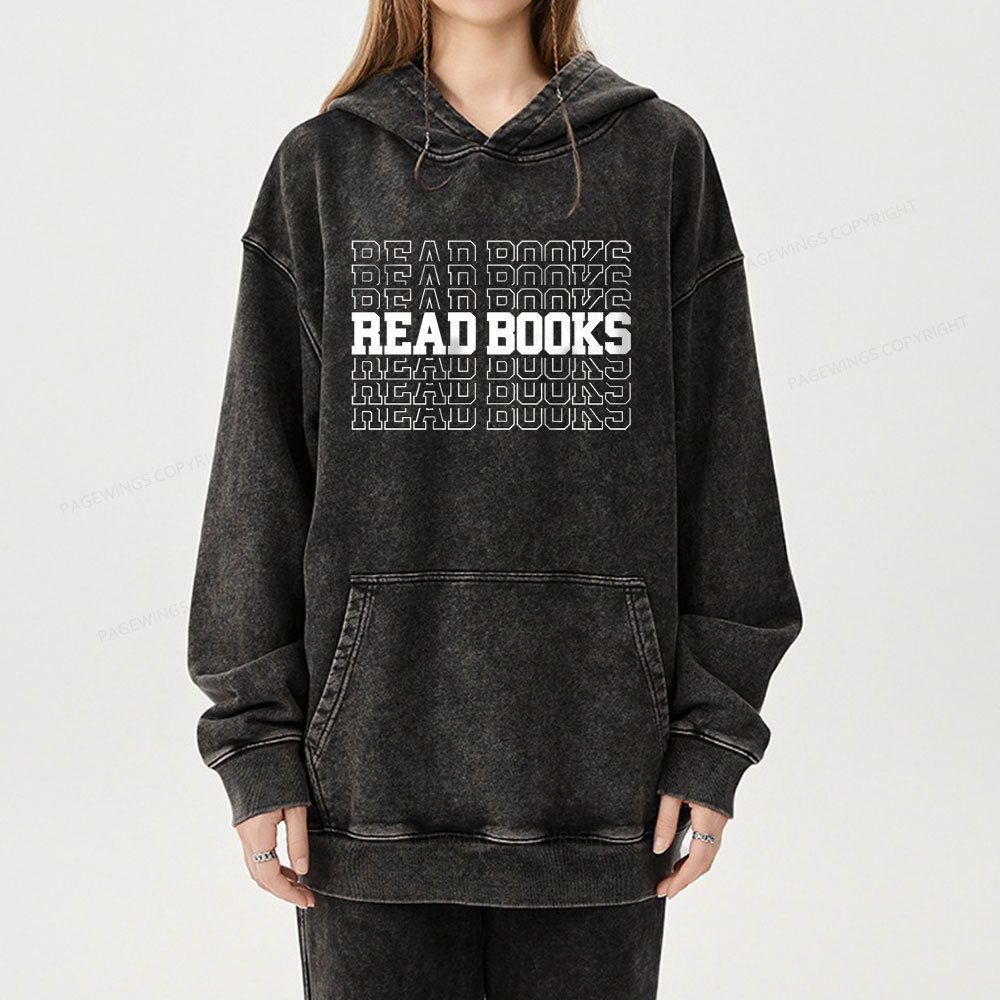 Pagewings Week and Library Unisex Washed Hoodie