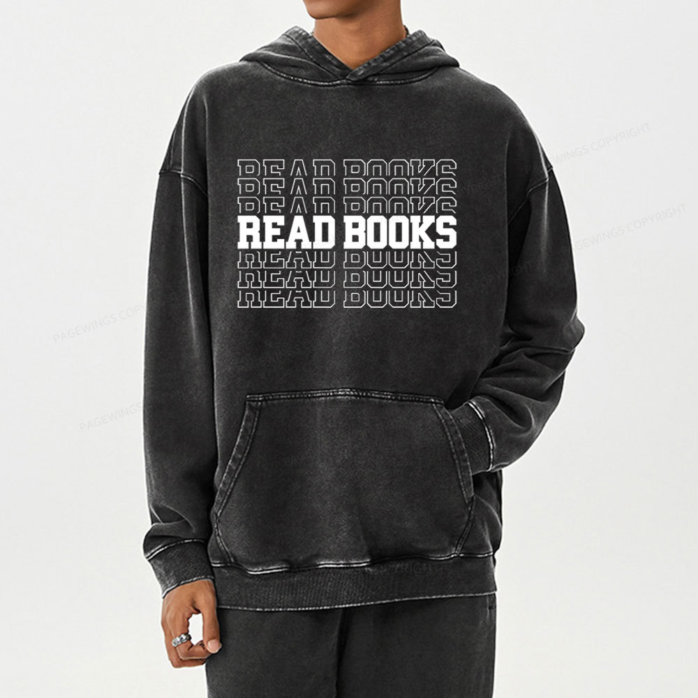 Pagewings Week and Library Unisex Washed Hoodie