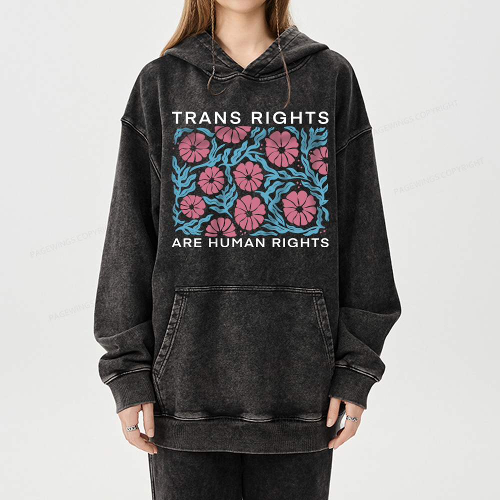 Pagewing All Pride No Prejudice Unisex Washed Hoodie