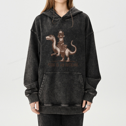 Pagewing Princess Donut Unisex Washed Hoodie