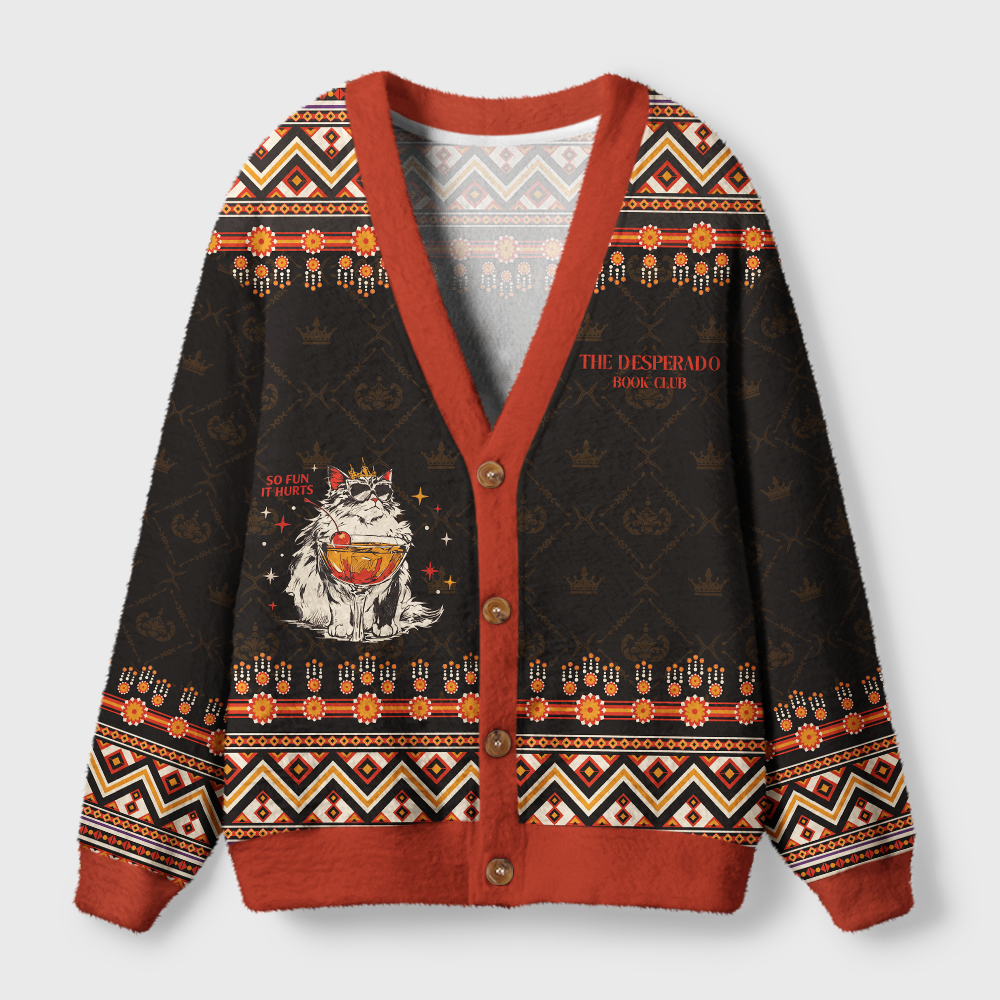 Pagewings Sci Fi Book Lover Light Knit Unisex Cardigan Sweaters