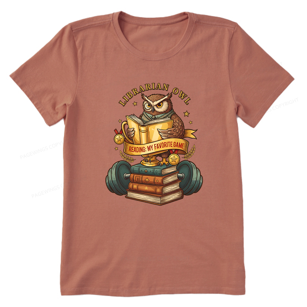 Pagewings Librarian Owl Unisex Classic T-shirt