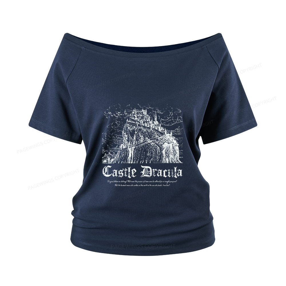 Pagewings Dark Romance Bookish Women Off Shoulder T-shirts