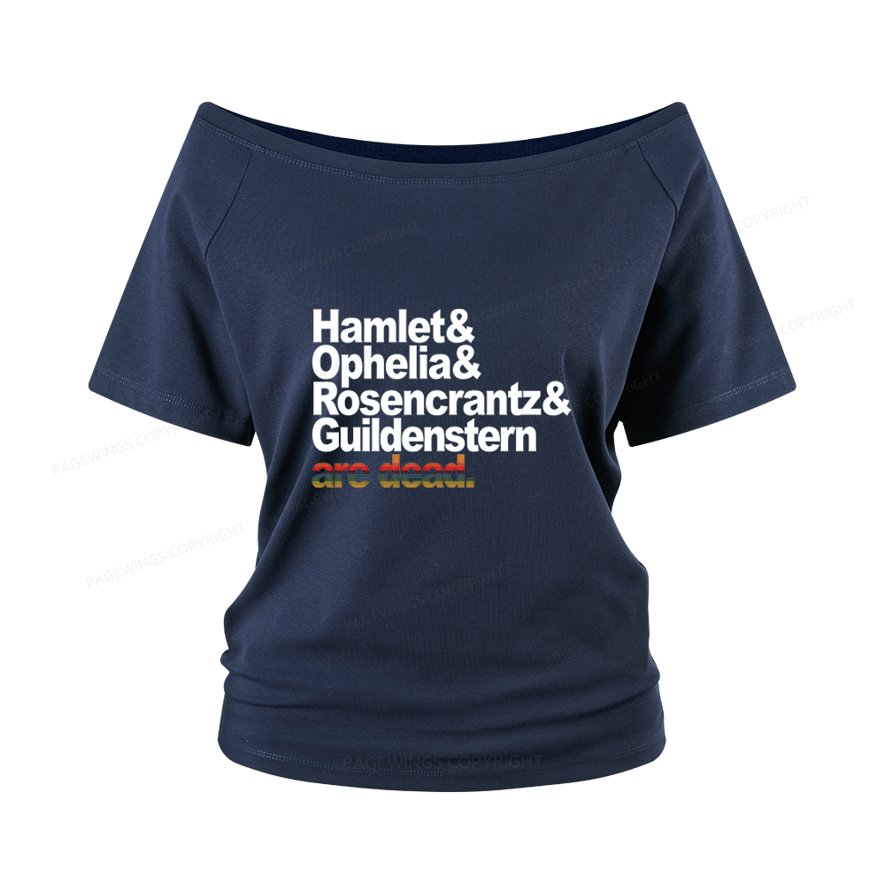 Pagewings Drama lovers Women Off Shoulder T-shirts