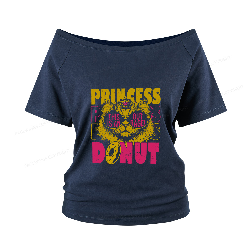 Pagewings This Is An Outrage Women Off Shoulder T-shirts